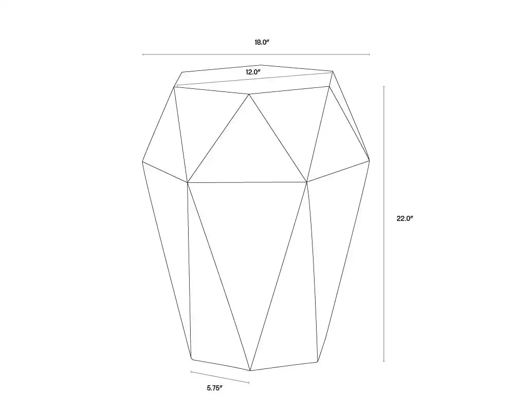 Sunpan CONSTANCE END TABLE - Outdoor Furniture