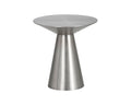 CARMEL END TABLE - STAINLESS STEEL - Side