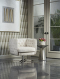 CARMEL END TABLE - STAINLESS STEEL - Side