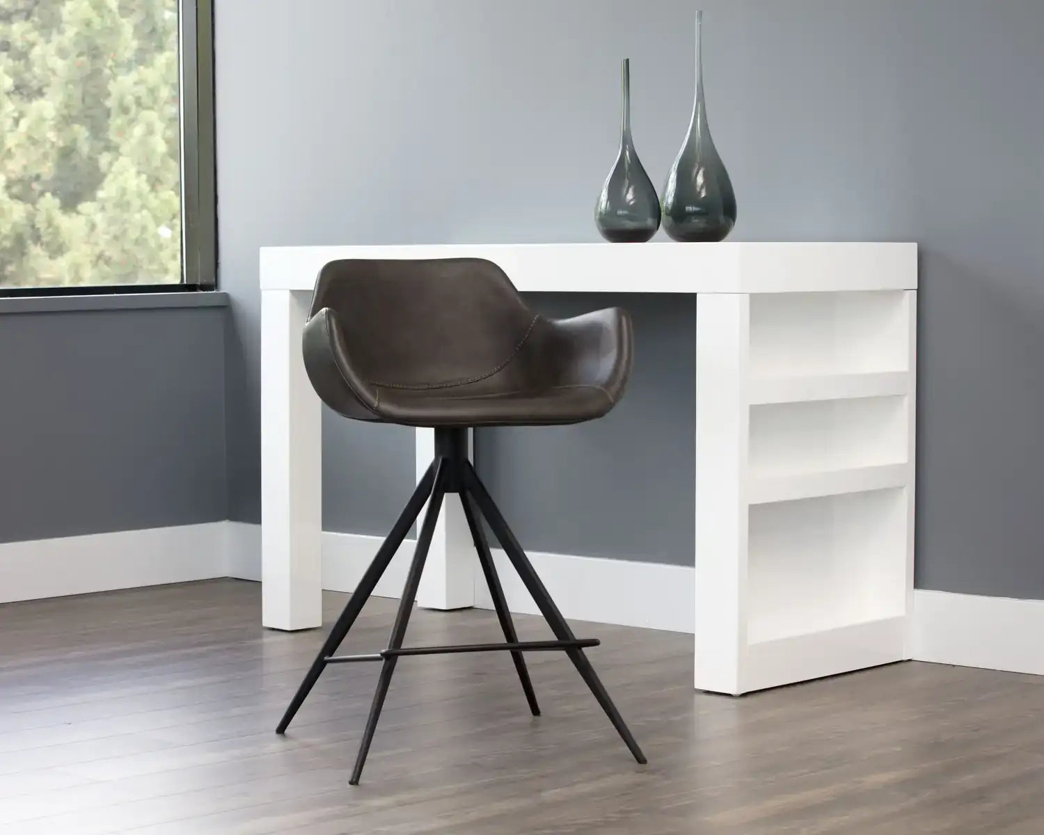 Sunpan, OWEN SWIVEL COUNTER STOOL, BENCHES, OTTOMAN & STOOLS