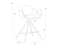 Sunpan, OWEN SWIVEL COUNTER STOOL, BENCHES, OTTOMAN & STOOLS