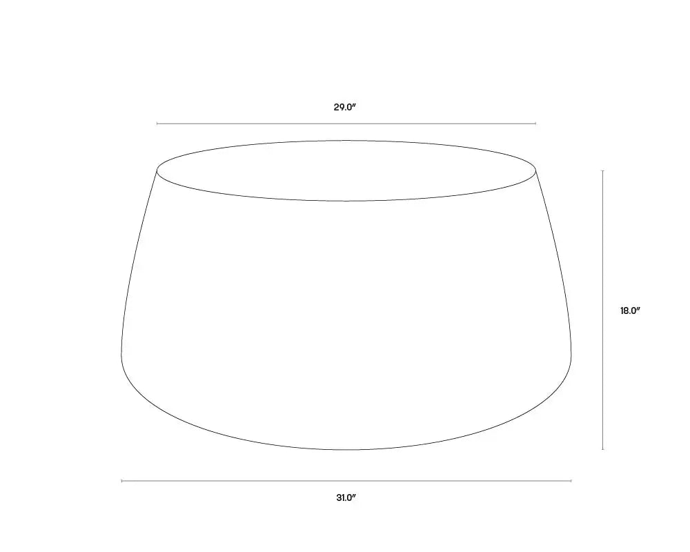 Sunpan ARIES COFFEE TABLE - Outdoor Furniture