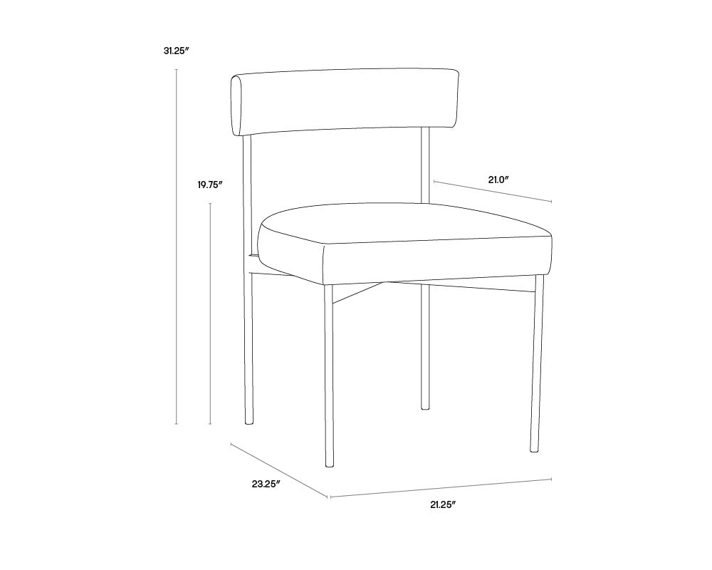 Sunpan SENECA DINING CHAIR - Dining Chairs