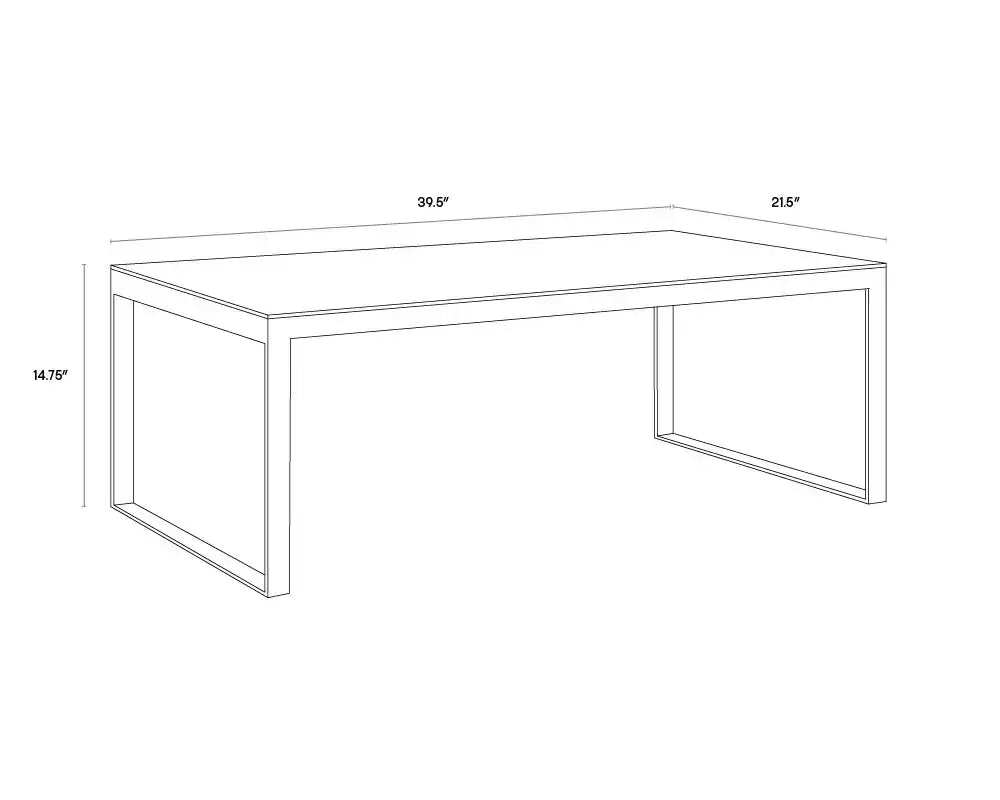 Sunpan EVERT COFFEE TABLE - Coffee
