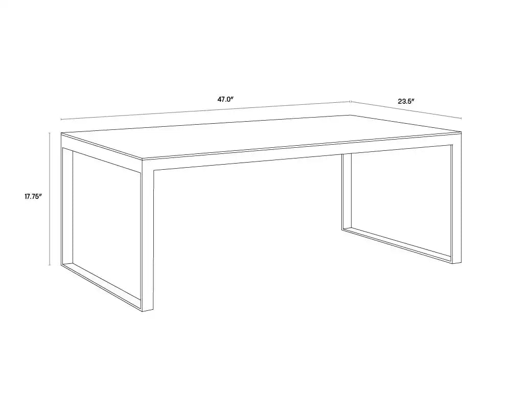 Sunpan EVERT COFFEE TABLE - Coffee