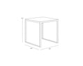 Sunpan EVERT END TABLE - Side