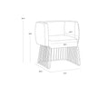 Sunpan GALA DINING ARMCHAIR - Dining Chairs