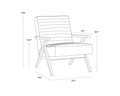 PEYTON LOUNGE CHAIR - CANTINA MAGNETITE - Lounge