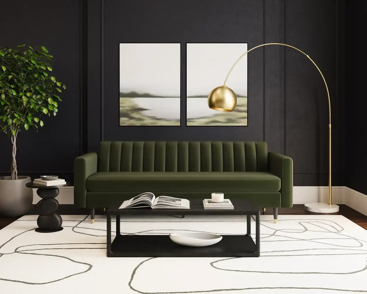 YOSI SOFA - MOSS GREEN - Sofa