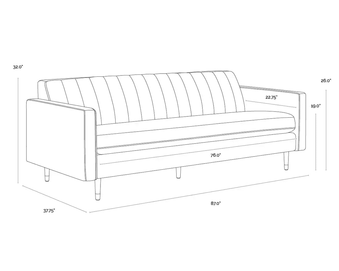 YOSI SOFA - MOSS GREEN - Sofa