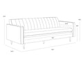 YOSI SOFA - MOSS GREEN - Sofa