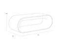 Sunpan CAPSULE BENCH - Outdoor Furniture