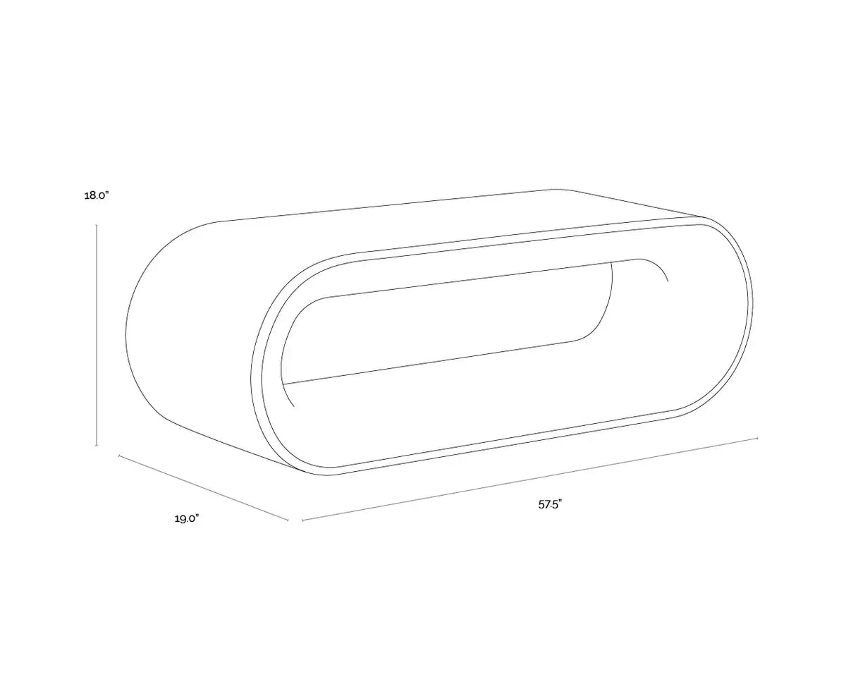 Sunpan CAPSULE BENCH - Outdoor Furniture