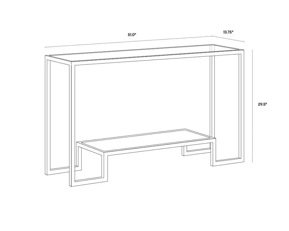 SUNPAN CARVER CONSOLE TABLE - Consoles