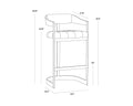 Sunpan BEAUMONT BARSTOOL - Bar Stools
