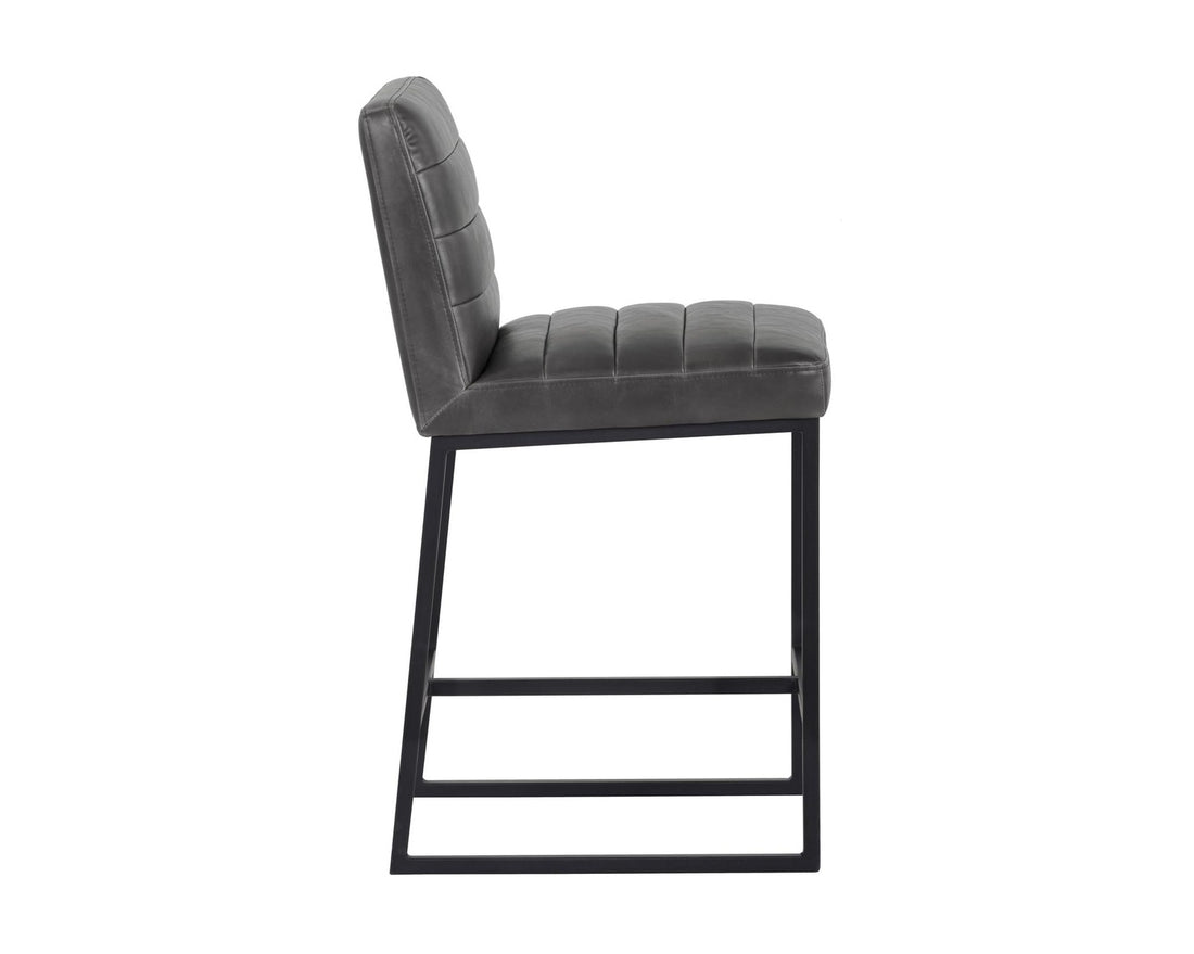 SPYROS COUNTER STOOL - OVERCAST GREY - Bar Stools