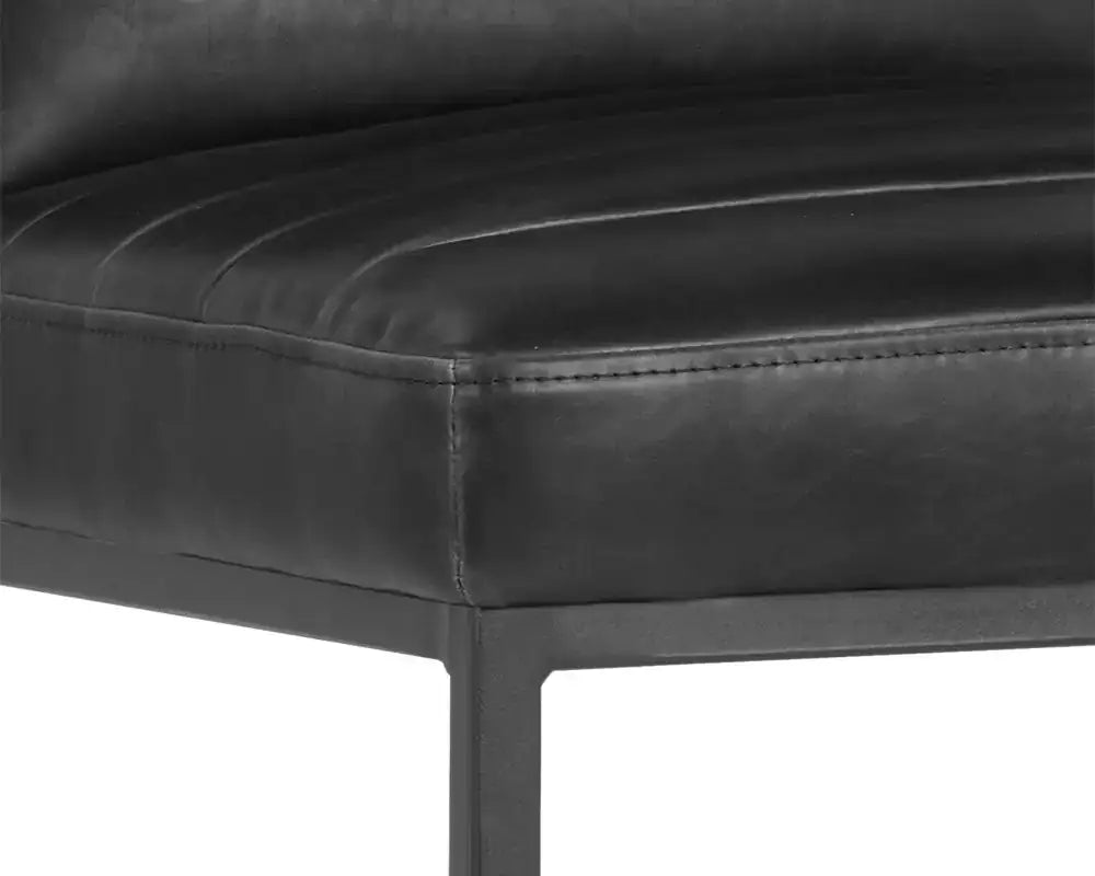 SPYROS COUNTER STOOL - COAL BLACK - Bar Stools