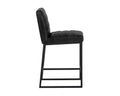 SPYROS COUNTER STOOL - COAL BLACK - Bar Stools
