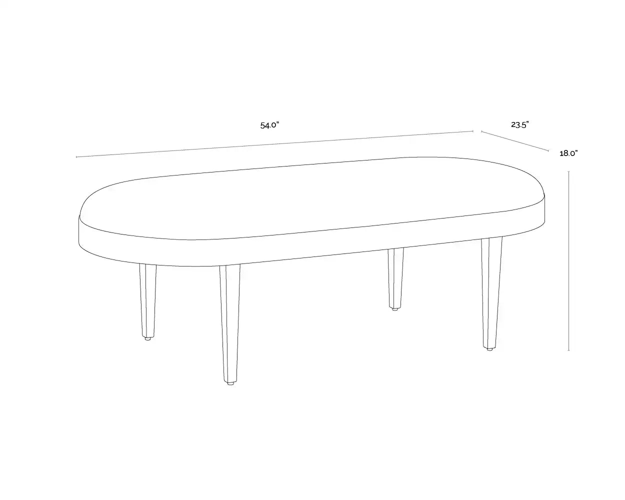 SUNPAN JOLIE BENCH - Benches, Ottoman, Stools