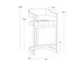 Sunpan, BEAUMONT COUNTER STOOL, BENCHES, OTTOMAN & STOOLS