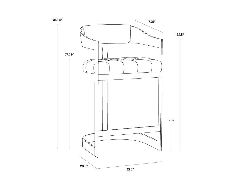Sunpan, BEAUMONT COUNTER STOOL, BENCHES, OTTOMAN & STOOLS