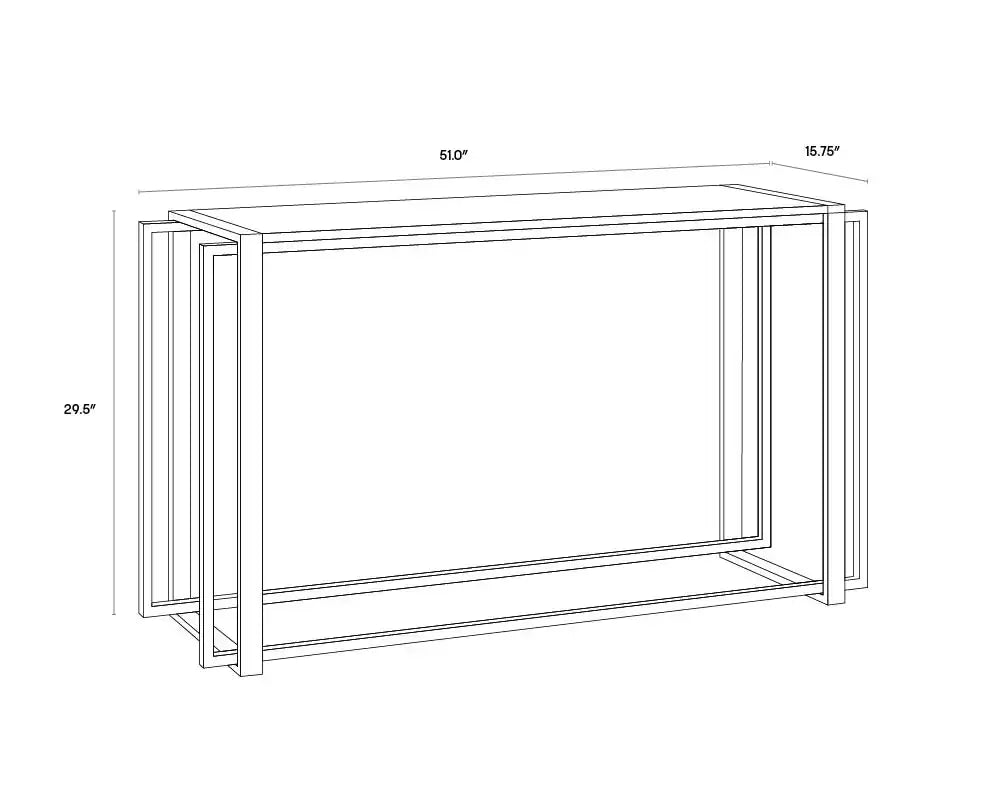 SUNPAN GARNET CONSOLE TABLE - Consoles