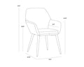 Sunpan JAYNA DINING ARMCHAIR - Dining Chairs