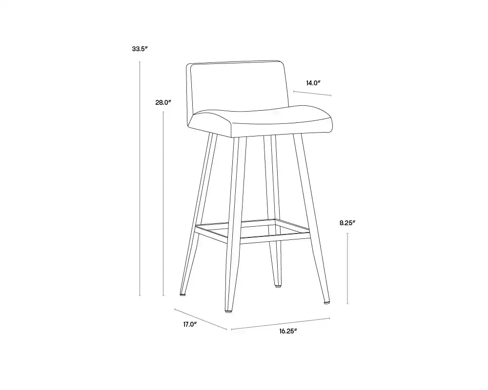 Sunpan, DANI COUNTER STOOL, BENCHES, OTTOMAN & STOOLS