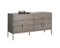 JADE DRESSER - ANTIQUE SILVER - ASH GREY - Dressers