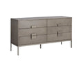 JADE DRESSER - ANTIQUE SILVER - ASH GREY - Dressers