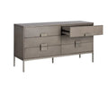 JADE DRESSER - ANTIQUE SILVER - ASH GREY - Dressers