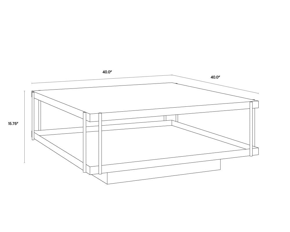 Sunpan FINCH COFFEE TABLE - Coffee