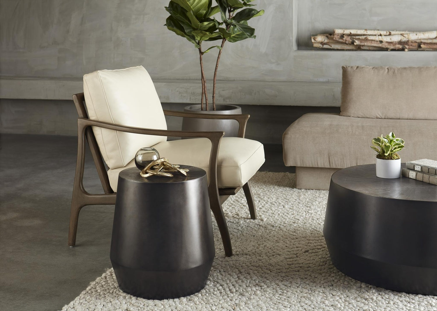 Sunpan CREED END TABLE - Side