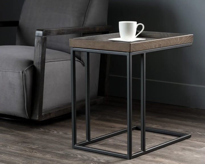 Sunpan ARDEN C-SHAPED SIDE TABLE - Side
