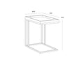 Sunpan ARDEN C-SHAPED SIDE TABLE - Side