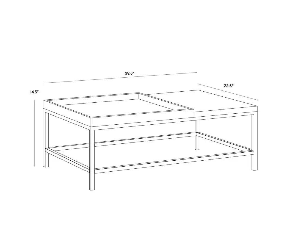 Sunpan ARDEN COFFEE TABLE - Coffee