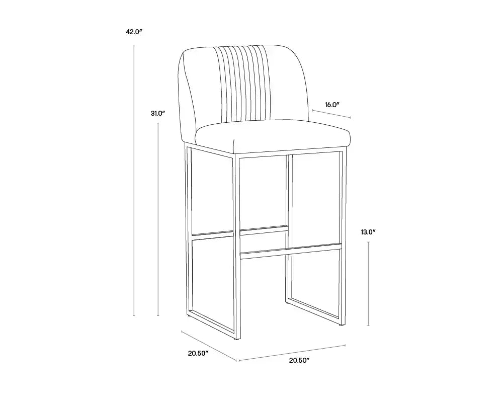 Sunpan NEVIN BARSTOOL - Bar Stools