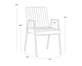 Sunpan HOMER DINING ARMCHAIR - Dining Chairs