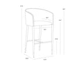 Sunpan ASHER BARSTOOL - Bar Stools