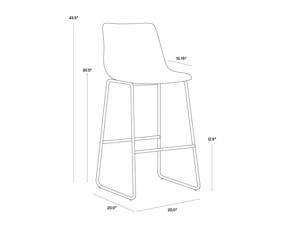 Sunpan CAL BARSTOOL - Bar Stools