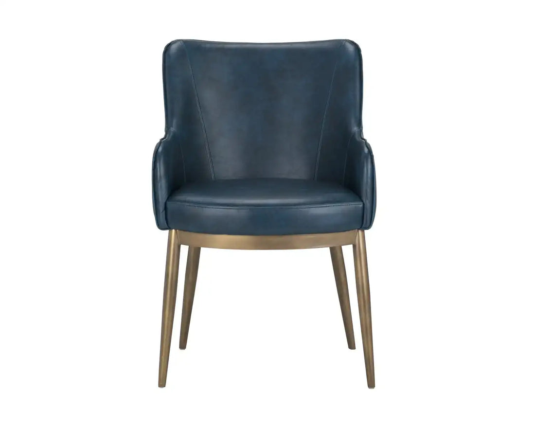 Sunpan FRANKLIN DINING ARMCHAIR - VINTAGE BLUE - Dining Chairs