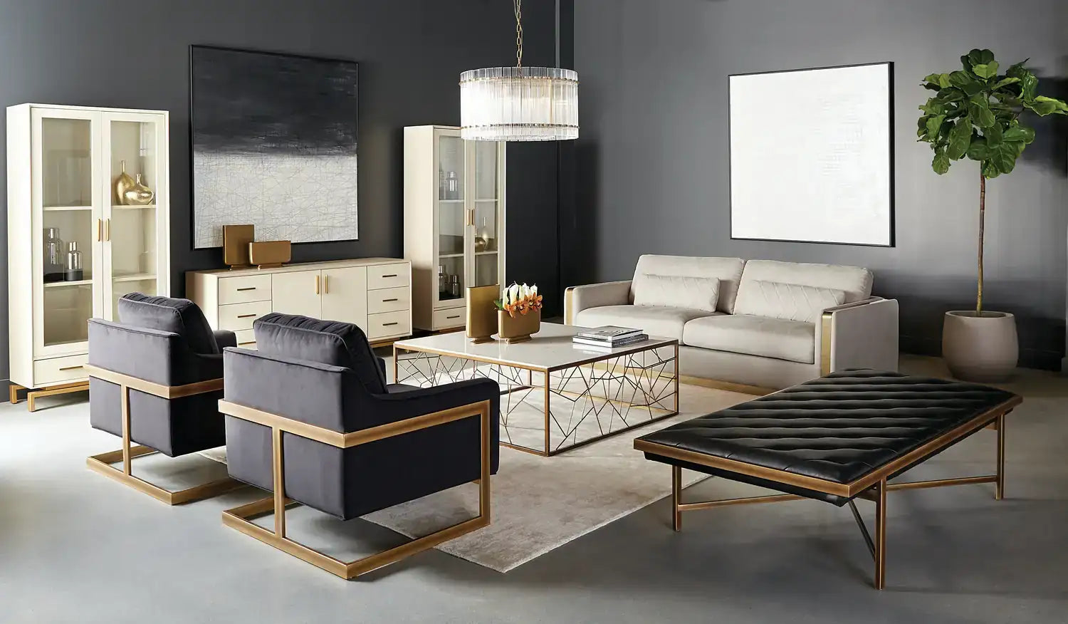 Sunpan KALMIN LOUNGE CHAIR - Lounge