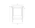 Sunpan GIA SIDE TABLE - Side