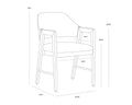 SUNPAN MILTON DINING ARMCHAIR - Dining Chairs