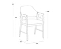 Sunpan MILTON DINING ARMCHAIR - Dining Chairs