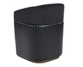 Sunpan GENVAL WHEELED LOUNGE CHAIR - Dining Chairs