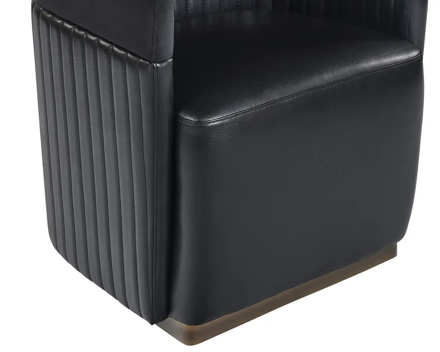 Sunpan GENVAL WHEELED LOUNGE CHAIR - Dining Chairs