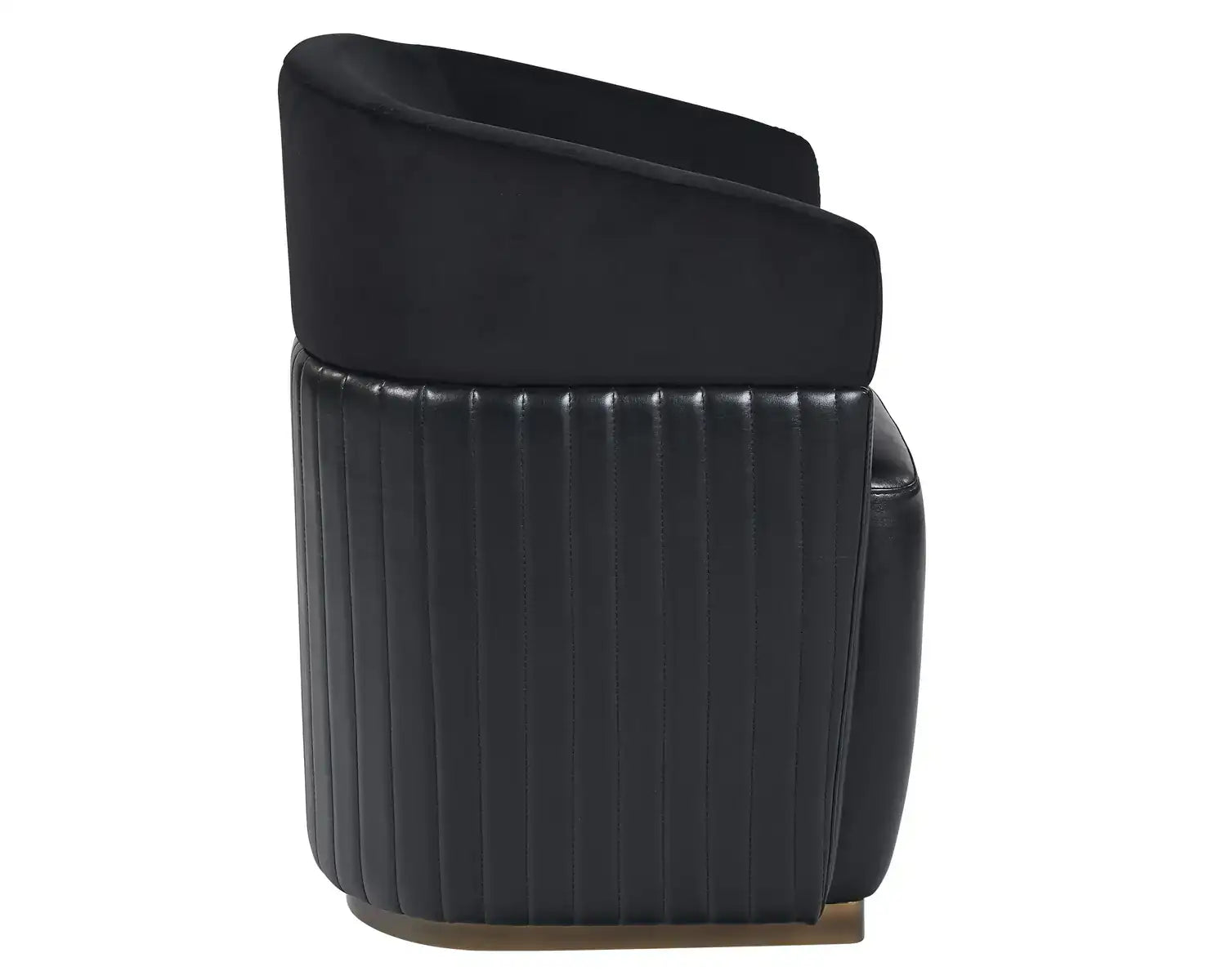 Sunpan GENVAL WHEELED LOUNGE CHAIR - Dining Chairs