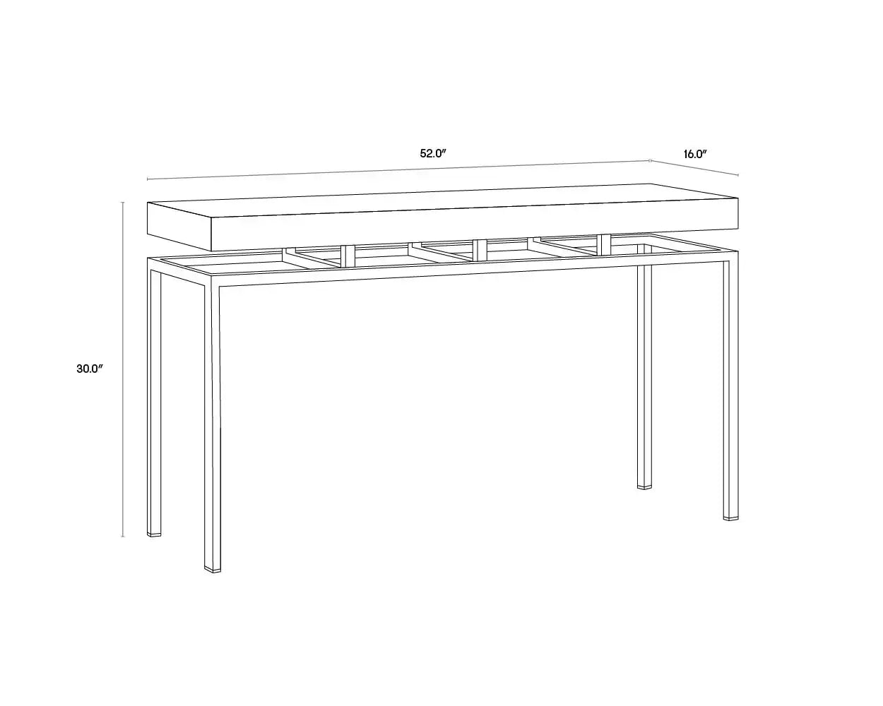 Sunpan TORENO CONSOLE TABLE - Consoles