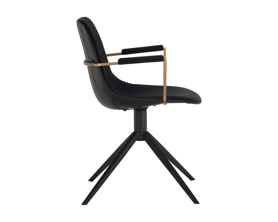 SUNPAN CASSIUS SWIVEL DINING ARMCHAIR - Dining Chairs